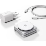 UltraBase Qi2 25W 3in1 Fold Silver EPICO