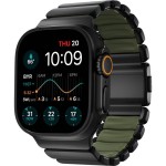 Stratos FKM AW 45/46/49mm Bk/Grn NOMAD