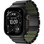 Stratos FKM AW 45/46/49mm Bk/Grn NOMAD