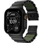 Stratos FKM AW 45/46/49mm Bk/Grn NOMAD