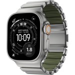 Stratos FKM AW 45/46/49mm Sil/Grn NOMAD
