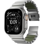Stratos FKM AW 45/46/49mm Sil/Grn NOMAD