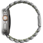 Stratos FKM AW 45/46/49mm Sil/Grn NOMAD