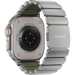 Stratos FKM AW 45/46/49mm Sil/Grn NOMAD