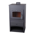 BELLA THALIA, krbová kamna NERA, teplovzdušná 6,5 kW, antracitová