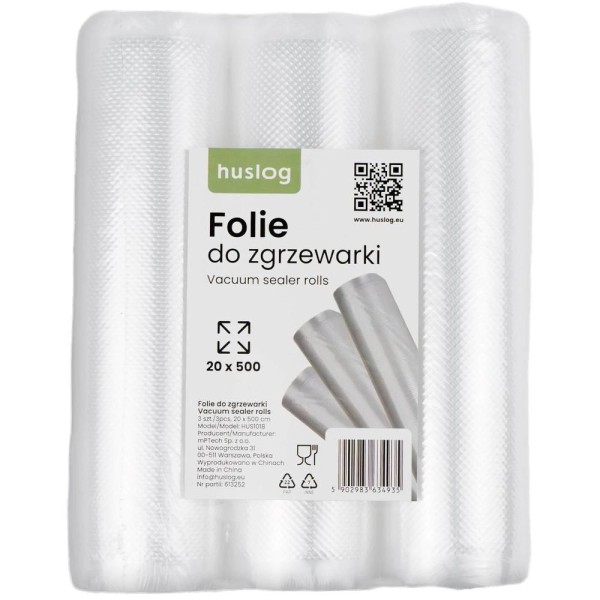 VAKUOVACÍ FÓLIE 3KS ROLE 20X500CM HUSLOG