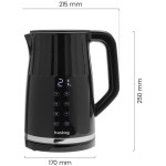 KONVICE 1,7L NEREZ DISPLEJ ČERNÁ HUSLOG