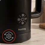 NAPĚŇOVAČ MLÉKA 500W ČERNÝ HUSLOG