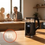 KONVICE 1,7L SKLO ČERNÁ HUSLOG