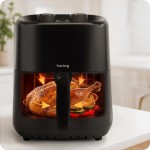 HORKOVZDUŠNÁ FRITÉZA 3,5L ČERNÁ HUSLOG