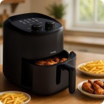 HORKOVZDUŠNÁ FRITÉZA 3,5L ČERNÁ HUSLOG