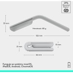 MOBI FOLD wrl Mouse Off White LOGITECH