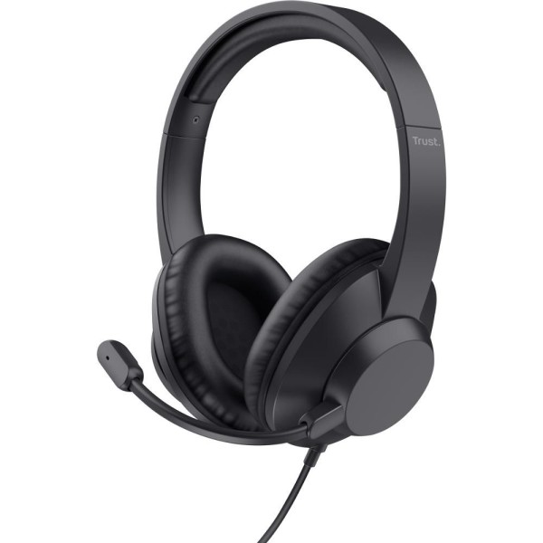 Ayda Max USB wired headset Black TRUST