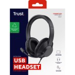 Ayda Max USB wired headset Black TRUST