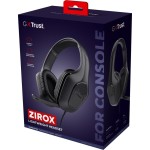 GXT 417 Zirox wired headset Black TRUST