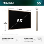 55S7S Frame QLED TV HISENSE