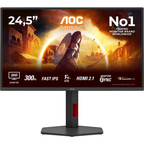 Q25G4SR 24,5 IPS LCD 300Hz 1ms AOC