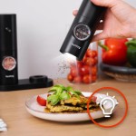 El. mlýnek na koření 75ml černý HUSLOG