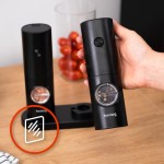 El. mlýnek na koření 75ml černý HUSLOG