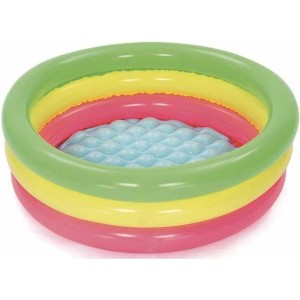 Nafuk. bazén 70cm růž-žlu-zel BESTWAY