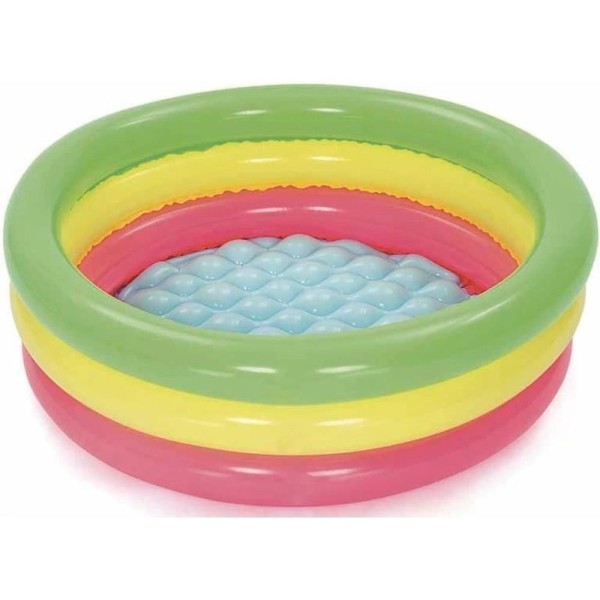 Nafuk. bazén 70cm růž-žlu-zel BESTWAY