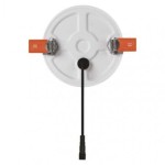 LED panel 125mm, kruhový vestavný bílý, 11W neutr. b., IP65
