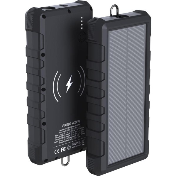 W24W solární powerbanka 24000mAh VIKING