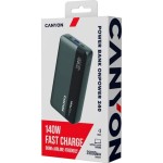 PB240 powerbanka25000mAh DarkGrey CANYON
