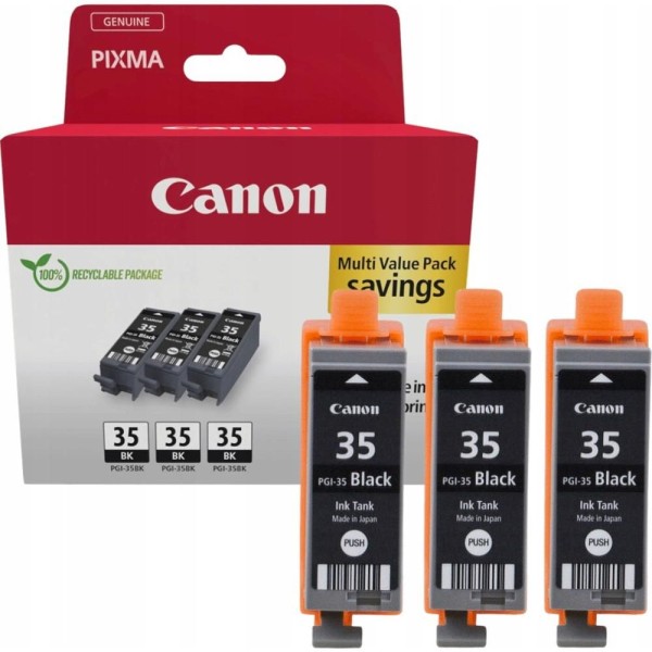 PGI-35 BK black TRIPLE 1509B028 CANON