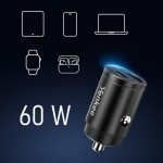 YAC CAR 03 MINI 65W PD 2xUSB-C YENKEE