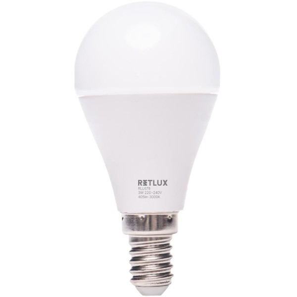 RLL 680 G45 E14 miniG 3W DL D RETLUX