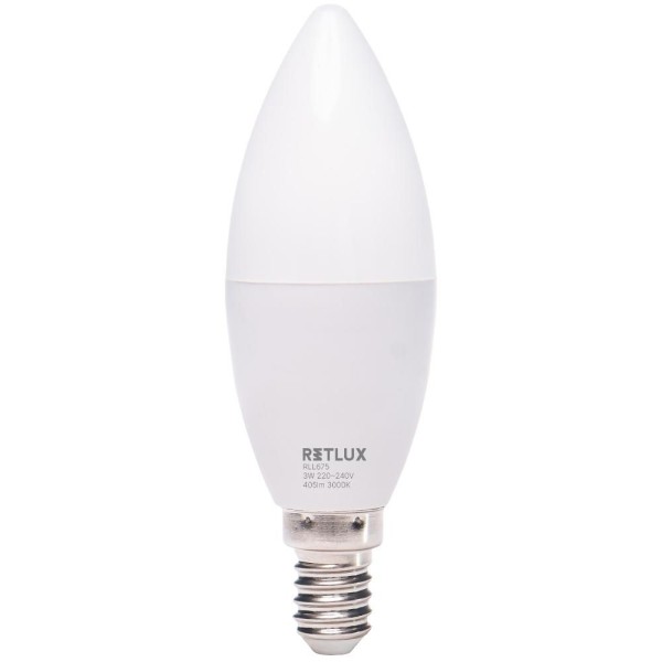 RLL 675 C37 E14 svíčka 3W WW D RETLUX