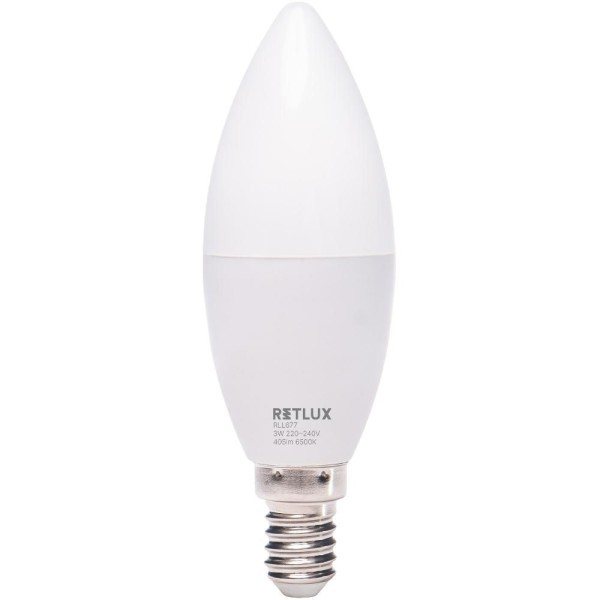 RLL 677 C37 E14 svíčka 3W DL D RETLUX