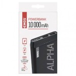 Powerbanka EMOS Alpha 10S, 10000 mAh, černá