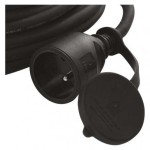 Prodlužovací kabel gumový – spojka, 10m, 3× 1,5mm2