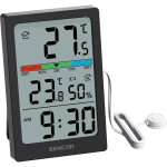 SWS 1600 TEPLOMĚR S HODINAMI SENCOR