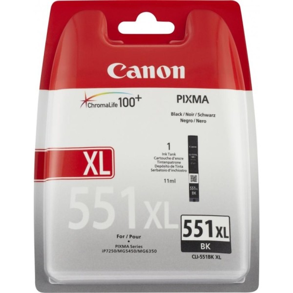 CLI-551 XL BK 6443B001 black INK CANON