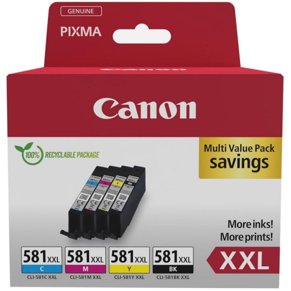 CLI-581 XXL CMYK 1998C007 col INK CANON