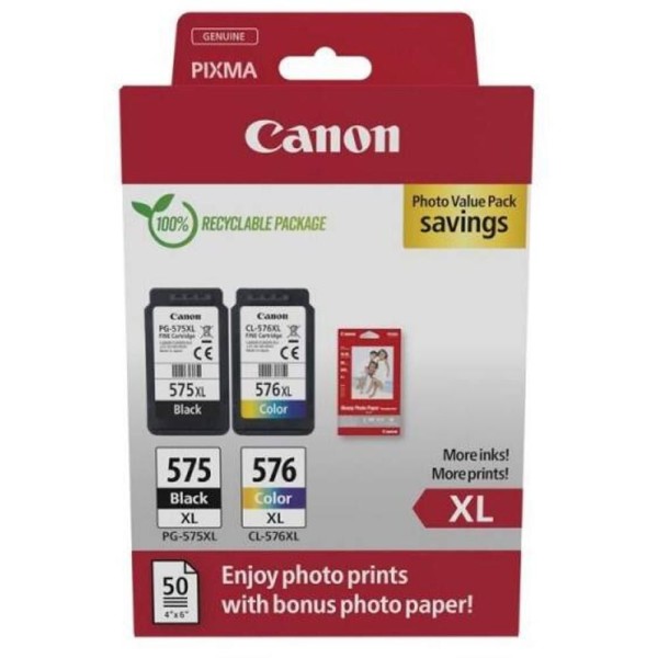 PG-575XL/CL-576XL/GP-501 col INK CANON