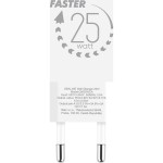 Nabíječka USB-A+USB-C 25W White OBAL:ME
