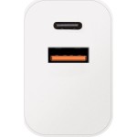 Nabíječka USB-A+USB-C 20W White OBAL:ME