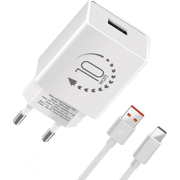 Nab. USB-A 10W+USB-A/C Kabel 1m OBAL:ME
