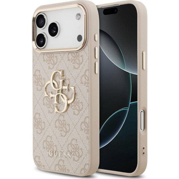 PU Leather 4G iPhone 17 Pro Max Pk GUESS