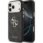 PU Leather 4G iPhone 17 Pro Max Bk GUESS