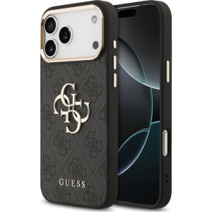 PU Leather 4G iPhone 17 Pro Max Bk GUESS