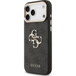 PU Leather 4G iPhone 17 Pro Max Bk GUESS
