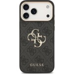 PU Leather 4G iPhone 17 Pro Max Bk GUESS