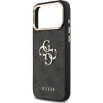 PU Leather 4G iPhone 17 Pro Max Bk GUESS