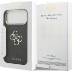 PU Leather 4G iPhone 17 Pro Max Bk GUESS