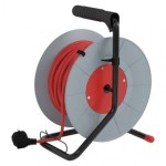 PVC prodlužovací kabel na bubnu – 4 zásuvky, 20m, 1mm2